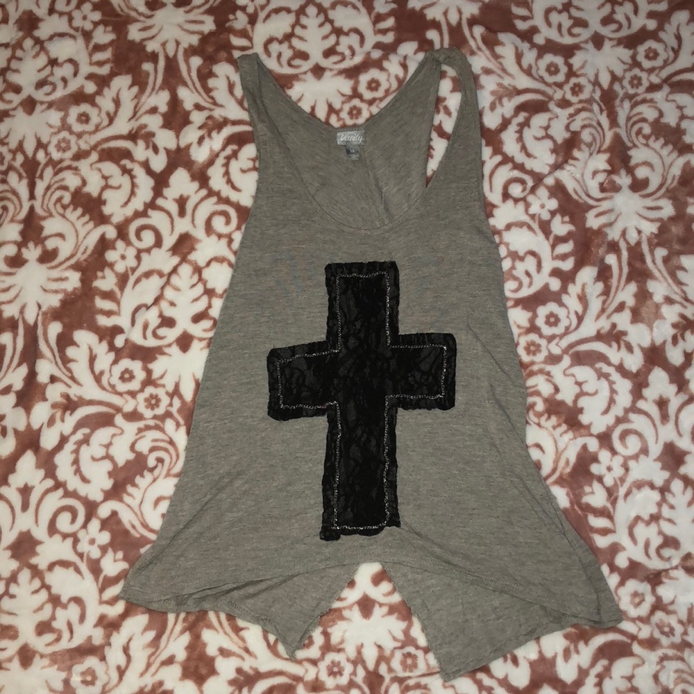 Stylish cross tank top